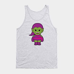 Green Goblin Chibi Tank Top